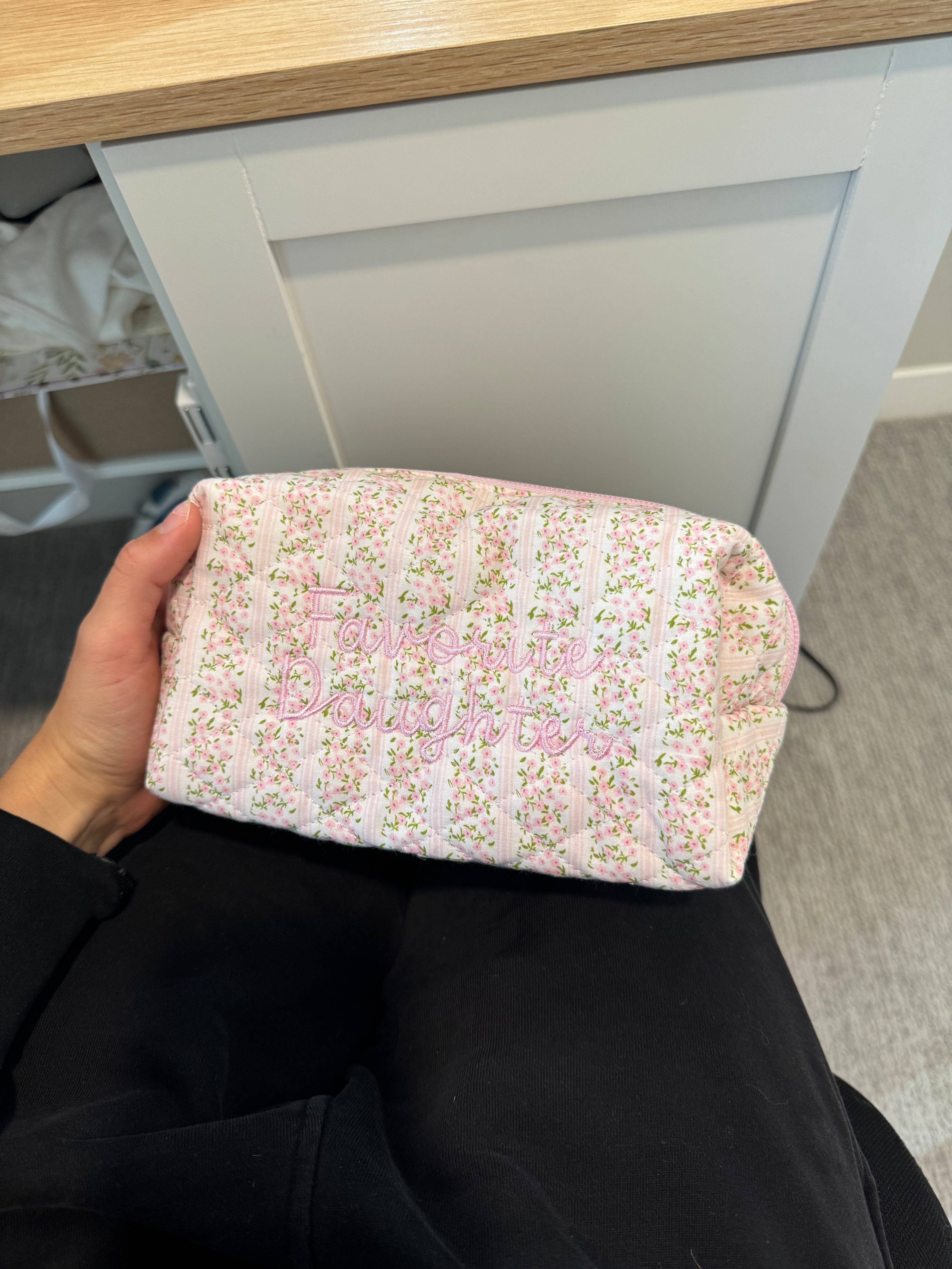 Monogrammed Cosmetics Bag