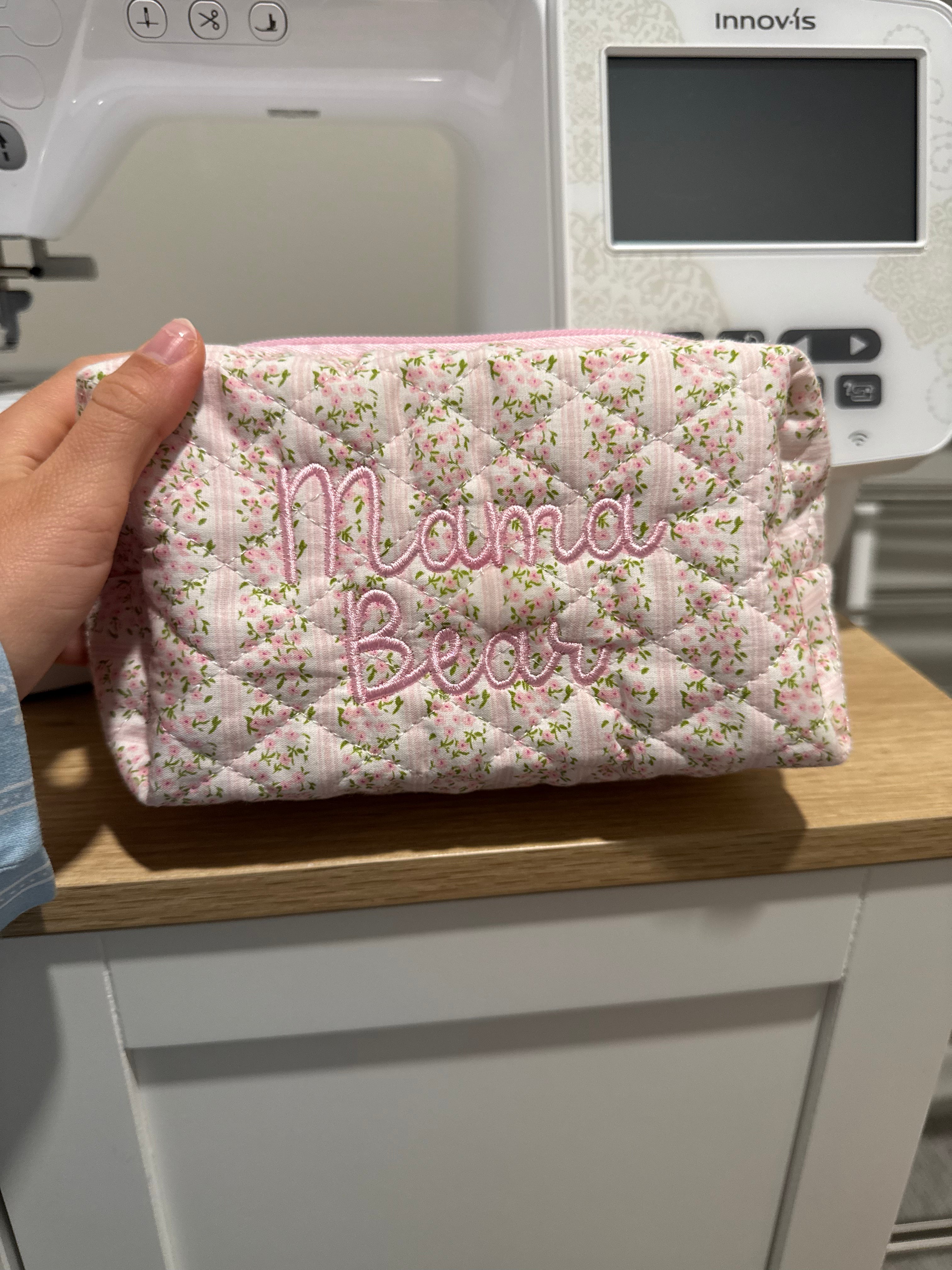 Monogrammed Cosmetics Bag