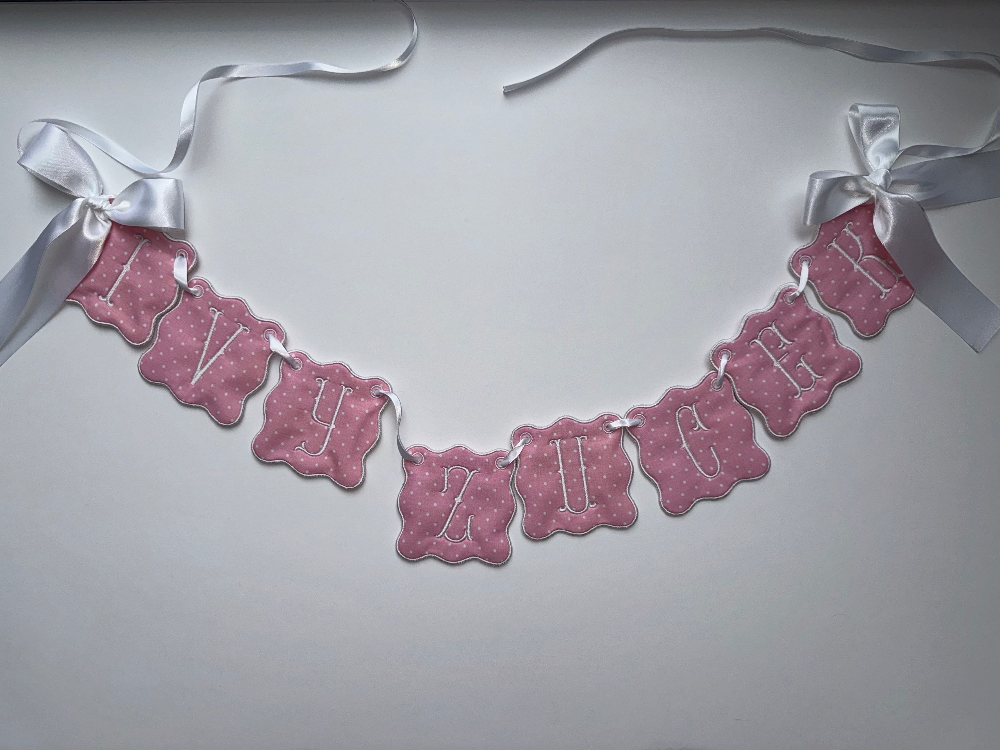 Custom Appliqué Banner