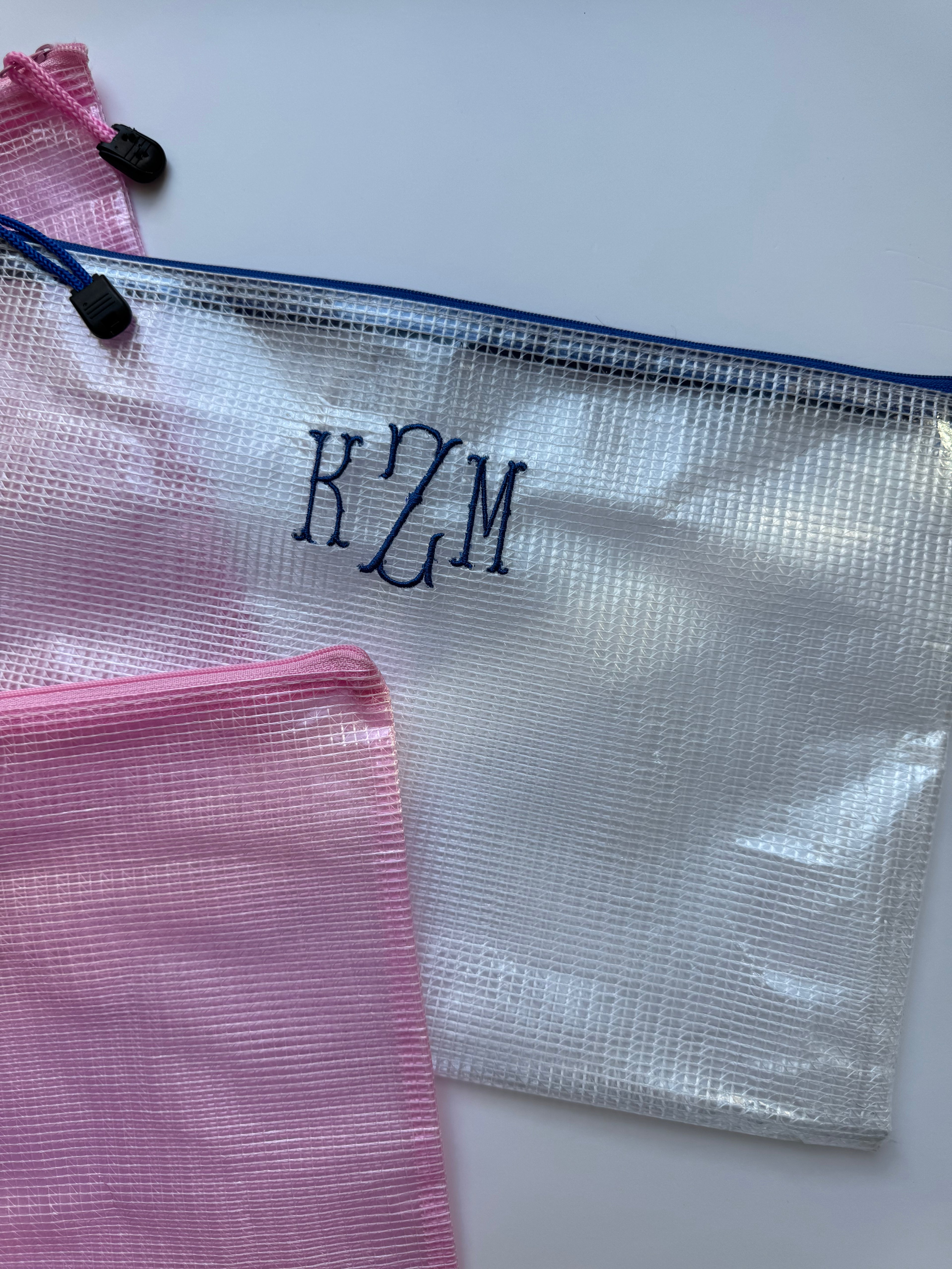 Monogrammed Project Bags