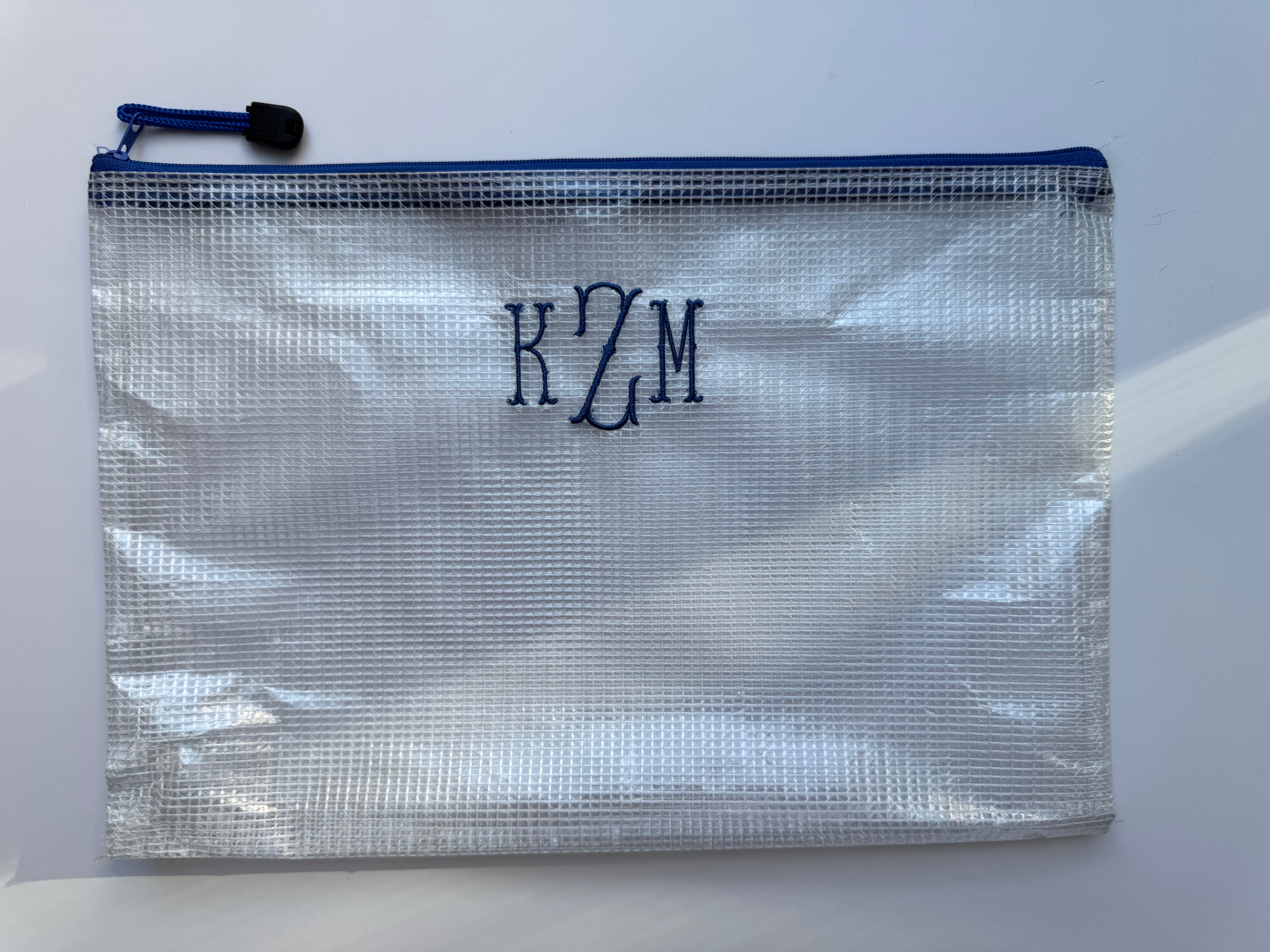 Monogrammed Project Bags